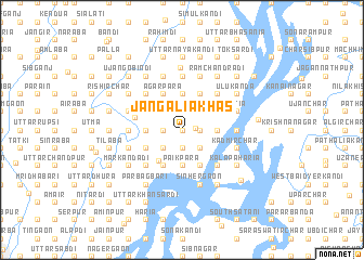 map of Jāngālia Khās