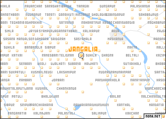 map of Jāngālia