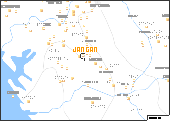 map of Jāngān