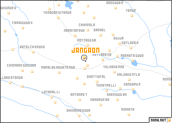 map of Jangaon