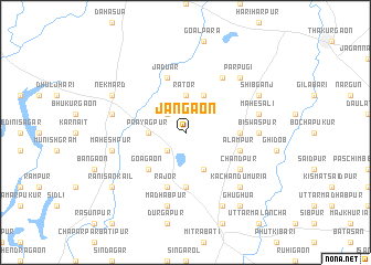 map of Jangaon