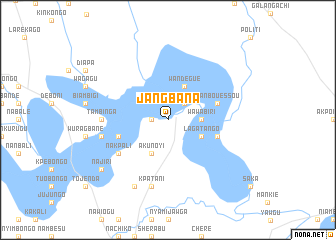 map of Jangbana