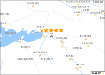map of Jangehgāh