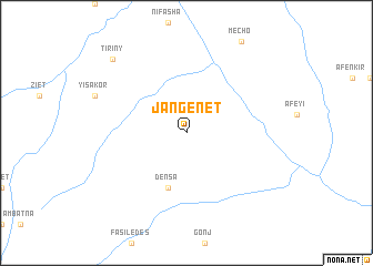 map of Jan Genet