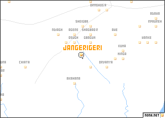 map of Jangerigeri