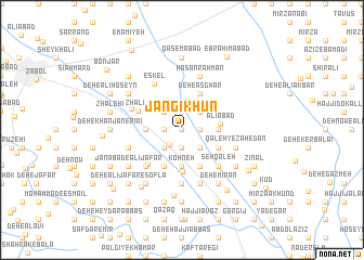 map of Jangī Khūn