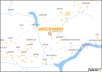 map of Jangi Shābān