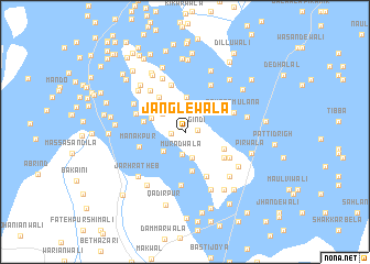 map of Jānglewāla