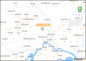 map of Janguza