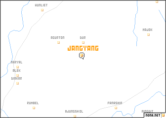 map of Jangyang