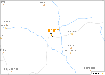 map of Janice