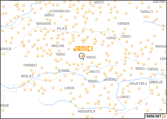 map of Janići
