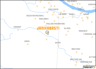 map of Jani ka Basti