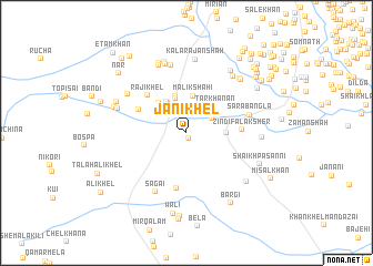 map of Jāni Khel