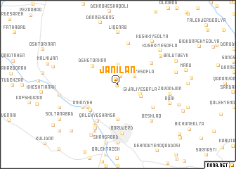 map of Janīlān