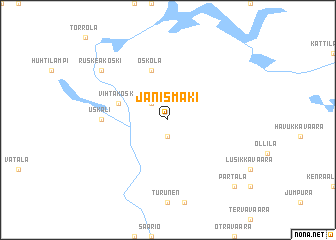 map of Jänismäki