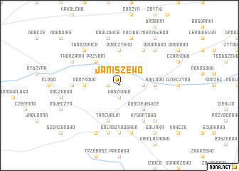 map of Janiszewo