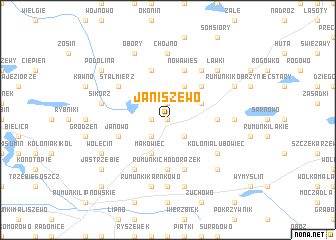 map of Janiszewo