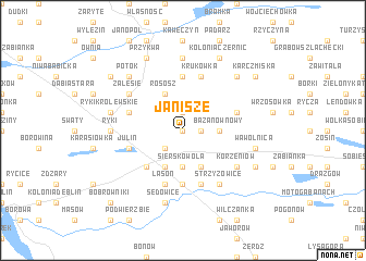 map of Janisze