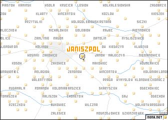 map of Janiszpol