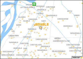 map of Jānīwāla