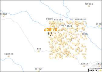 map of Jāniya