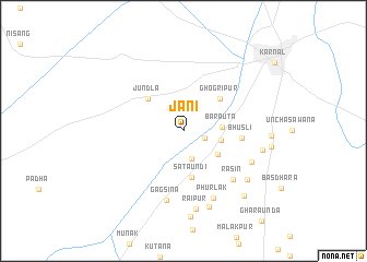 map of Jāni