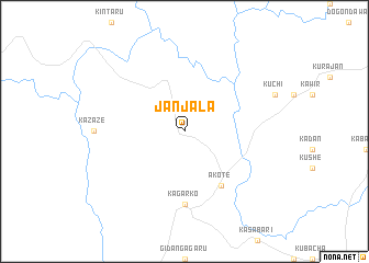 map of Janjala