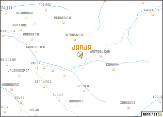map of Janja
