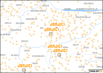 map of Janjići