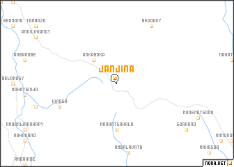 map of Janjina