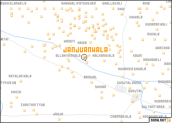 map of Janjuānwāla