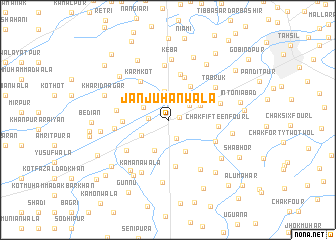 map of Janjūhānwāla