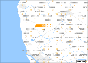 map of Jankaičiai