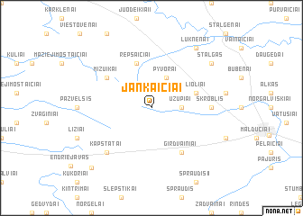 map of Jankaičiai