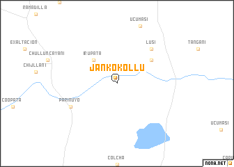 map of Janko Kollu