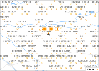 map of Jankovice