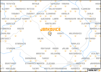 map of Jankovice