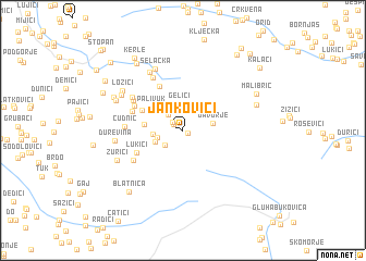 map of Jankovići