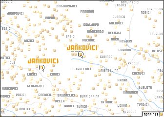 map of Jankovići