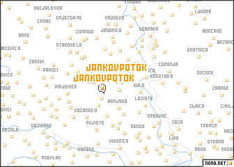 map of Jankov Potok