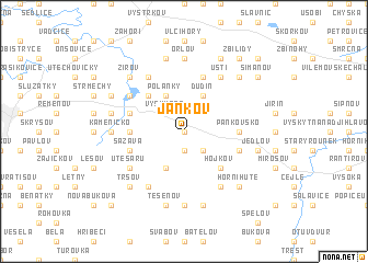 map of Jankov