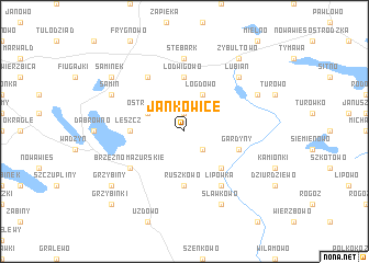 map of Jankowice