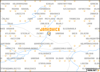 map of Jankowice