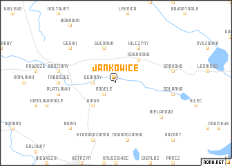 map of Jankowice