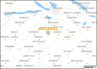 map of Jankowiec