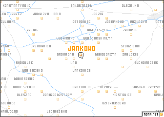 map of Jankowo