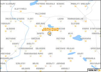 map of Jankowo