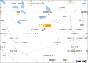 map of Jankowo