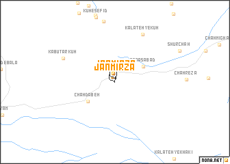 map of Jān Mīrzā